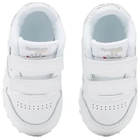 Reebok Boys Classic Leather - Boys' Toddler Shoes White/Carbon/Vector Blue