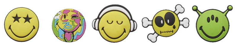 Crocs Jibbitz Smiley 5 Pack - Youth