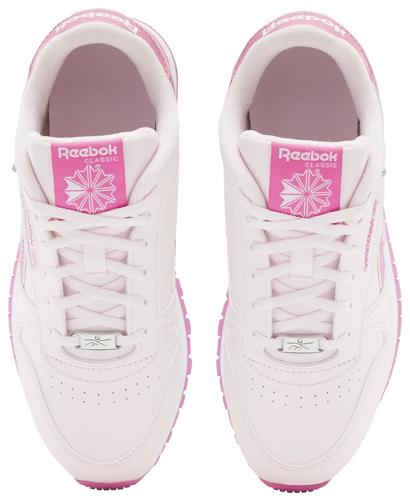 Reebok Girls Classic Leather - Girls' Grade School Shoes Frostedberry/True Pink/White