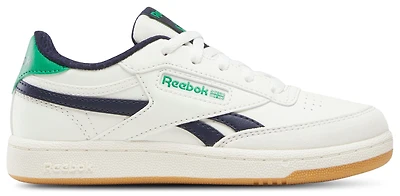 Reebok Boys Club C Revenge - Boys' Preschool Shoes Vector Navy/Chalk/Classic Green