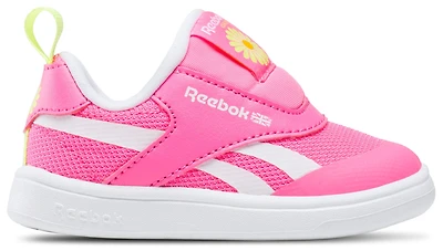 Reebok Girls Club C Revenge - Girls' Toddler Shoes White/Atomic Pink/Electric Yellow