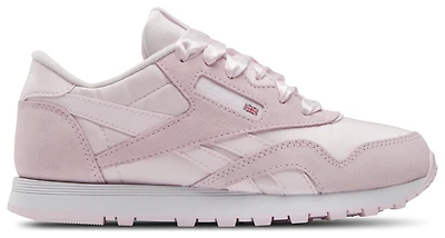 Reebok Girls Classic Nylon - Girls' Preschool Shoes Frosted Berry/Ftwr White