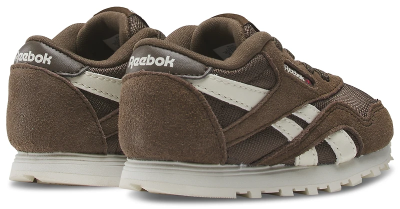 Reebok Boys CL Nylon - Boys' Toddler Shoes Utility Brown/Alabaster