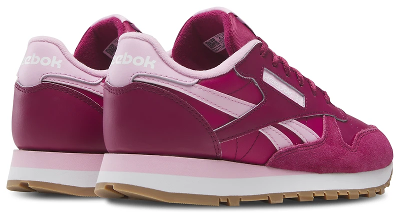 Reebok Girls Classic Leather - Girls' Grade School Shoes Very Berry/Astro Rose