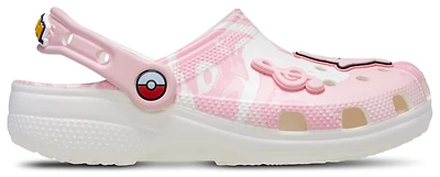 Crocs Girls Pokémon Jigglypuff Classic Clogs - Girls' Grade School Shoes Pink/White