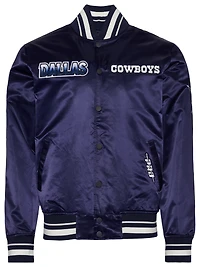 Pro Standard Dallas Cowboys Turn It Up M Rib Satin Jacket - Men's