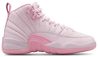 Jordan Girls Retro 12 - Girls' Grade School Basketball Shoes Pearl Pink/Medium Soft Pink
