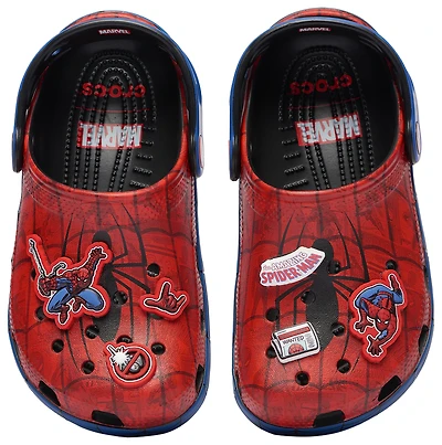 Crocs Boys Classic Clogs Spider-Man - Boys' Preschool Shoes Red/Blue