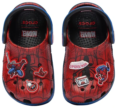 Crocs Boys Classic Clogs Spider-Man - Boys' Toddler Shoes Red/Blue
