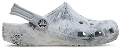 Crocs Boys Watercolor Marbled Clog - Boys' Grade School Shoes Grey Swirl/White