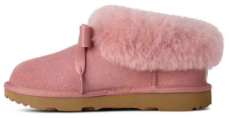 UGG Girls Bailey Slippers - Girls' Grade School Shoes Pink Dawn/Pink Dawn