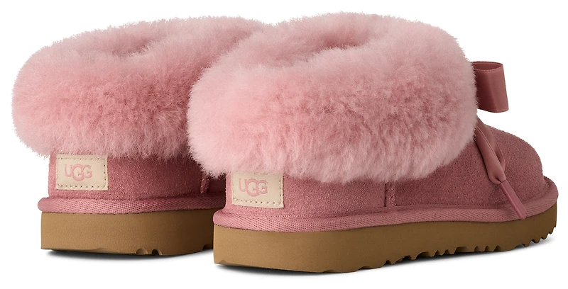 UGG Girls Bailey Slippers - Girls' Grade School Shoes Pink Dawn/Pink Dawn