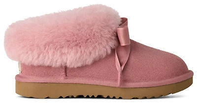 UGG Girls Bailey Slippers - Girls' Grade School Shoes Pink Dawn/Pink Dawn