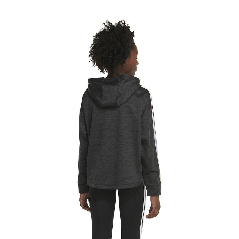 adidas Game & Go Fleece Melange Hoodie - Girls' Grade School