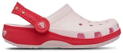 Crocs Vday Clogs With Heart Back Strap - Girls' Grade School