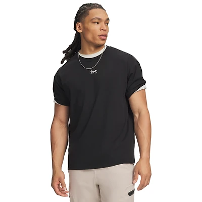 Under Armour Hwt Metal Logo SS - Men's
