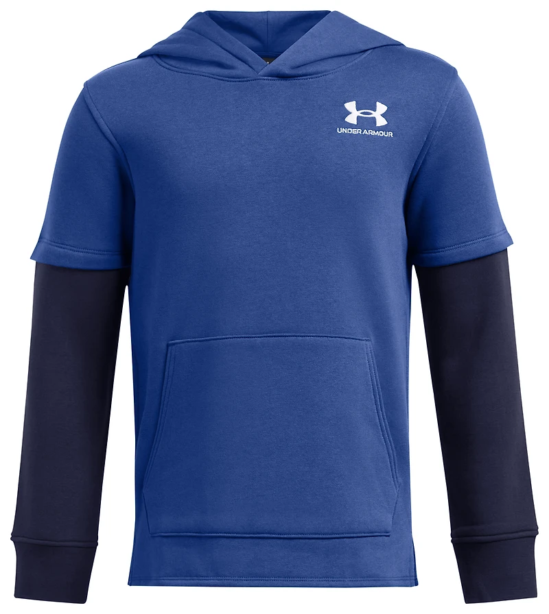 Under Armour Icon Fleece Jersey Hoodie - Boys' Grade School