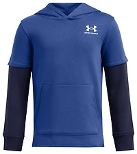 Under Armour Icon Fleece Jersey Hoodie - Boys' Grade School