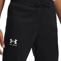 Under Armour Boys Icon Knit Pant - Boys' Grade School Black/White