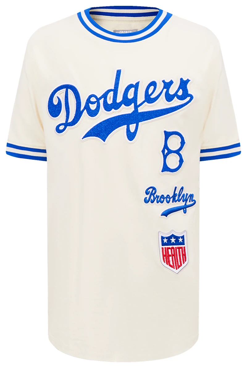 Pro Standard Brooklyn Dodgers Retro Classic Ss Striped Tee - Boys' Grade School