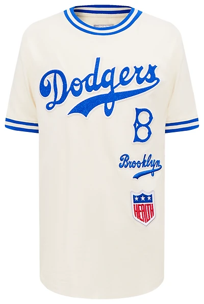 Pro Standard Brooklyn Dodgers Retro Classic Ss Striped Tee - Boys' Grade School