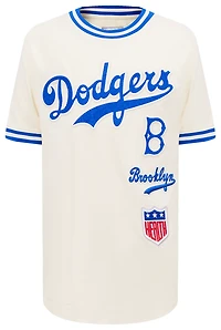 Pro Standard Brooklyn Dodgers Retro Classic Ss Striped Tee - Boys' Grade School