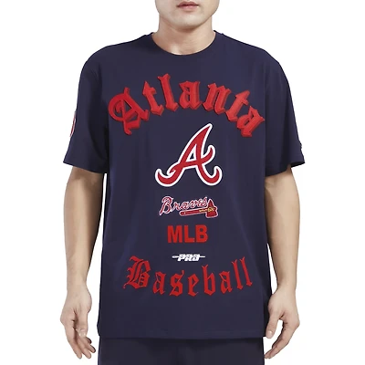 Pro Standard BRAVES OLD ENGLISH SJ TEE - Men's