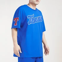 Pro Standard Rangers Neutral Script T-Shirt - Men's
