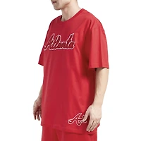 Pro Standard Braves Neutral Script T-Shirt - Men's