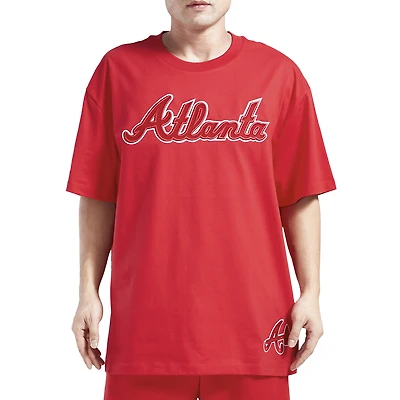 Pro Standard Braves Neutral Script T-Shirt - Men's