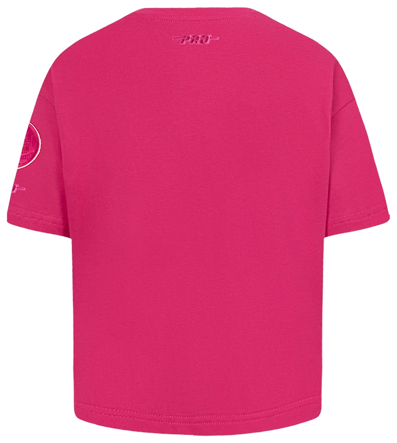 Pro Standard New York Mets Triple Pink Ss Boxy Tee - Girls' Grade School