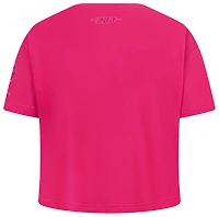 Pro Standard New York Yankees Triple Pink Ss Boxy Tee - Girls' Grade School