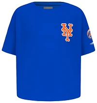 Pro Standard New York Mets Classic Ss Boxy Tee - Girls' Grade School