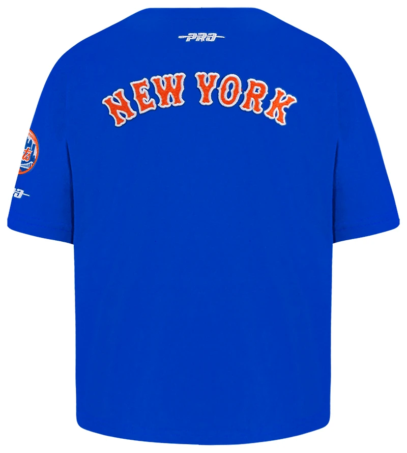 Pro Standard New York Mets Classic Ss Boxy Tee - Girls' Grade School