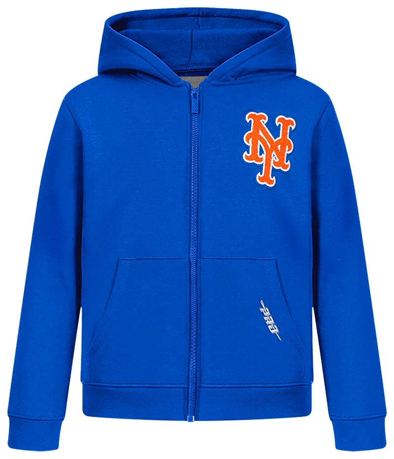 Pro Standard New York Mets Classic Flc Fz Hoodie - Boys' Grade School