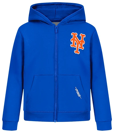 Pro Standard New York Mets Classic Flc Fz Hoodie - Boys' Grade School