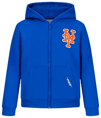 Pro Standard New York Mets Classic Flc Fz Hoodie - Boys' Grade School