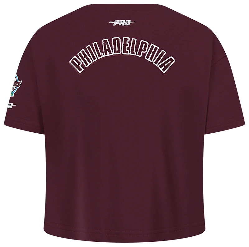 Pro Standard Girls Philadelphia Phillies Classic Ss Boxy Tee - Girls' Grade School Wine
