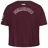 Pro Standard Girls Philadelphia Phillies Classic Ss Boxy Tee - Girls' Grade School Wine