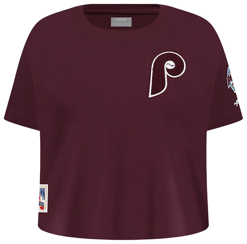 Pro Standard Girls Philadelphia Phillies Classic Ss Boxy Tee - Girls' Grade School Wine