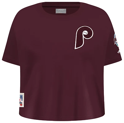 Pro Standard Girls Philadelphia Phillies Classic Ss Boxy Tee - Girls' Grade School Wine