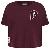 Pro Standard Girls Philadelphia Phillies Classic Ss Boxy Tee - Girls' Grade School Wine