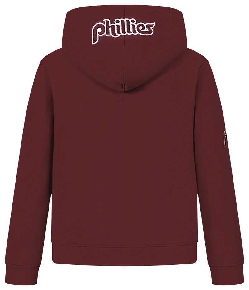 Pro Standard Boys Philadelphia Phillies Classic Flc Fz Hoodie - Boys' Grade School Wine