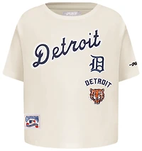 Pro Standard Detroit Tigers Retro Classic Ss Boxy Tee - Girls' Grade School