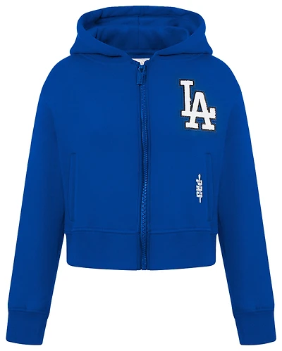 Pro Standard Los Angeles Dodgers Classic Flc Fz Hoodie - Girls' Grade School