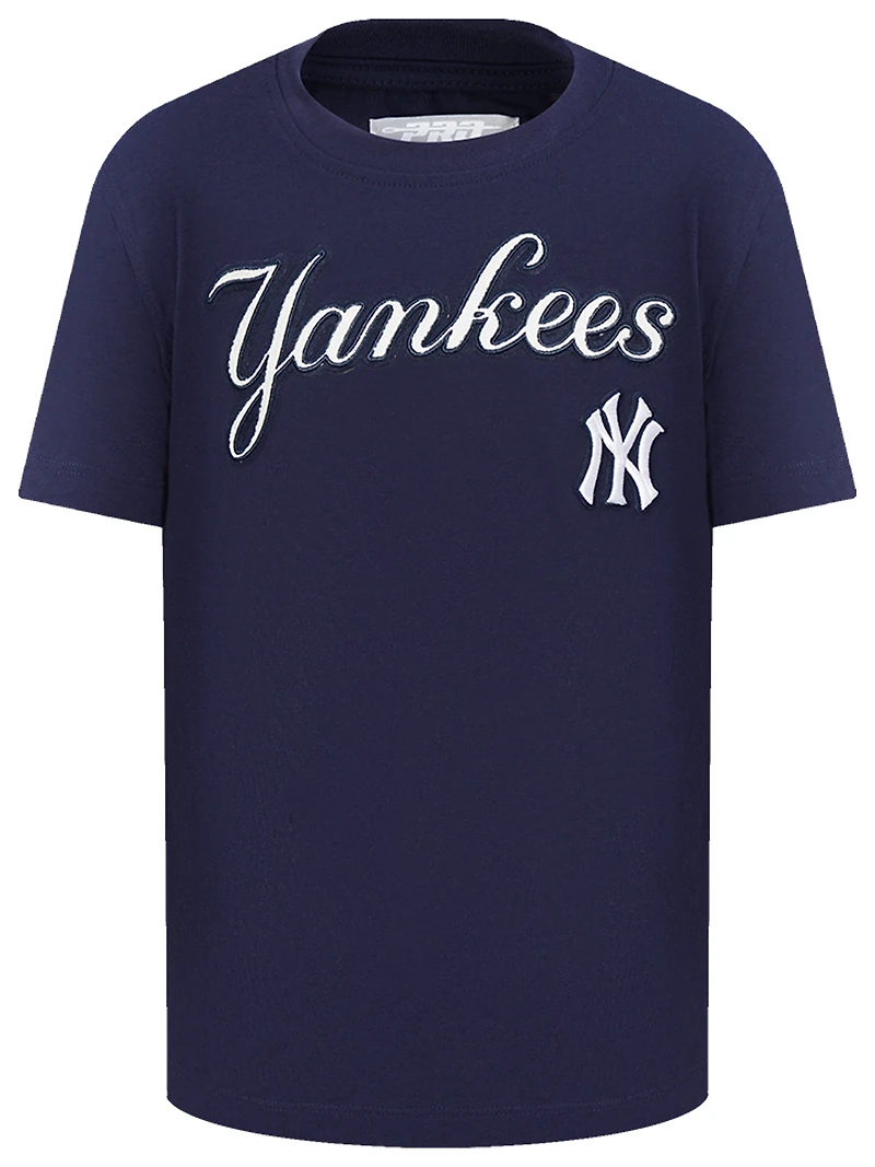 Pro Standard Boys Pro Standard New York Yankees Classic Ss Tee - Boys' Grade School Midnight Navy Size L