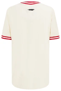 Pro Standard Atlanta Braves Retro Classic Ss Striped Rib Tee - Boys' Grade School