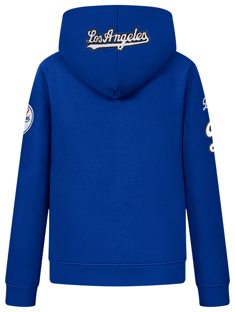 Pro Standard Boys Los Angeles Dodgers Classic Flc Fz Hoodie - Boys' Grade School Dodger Blue