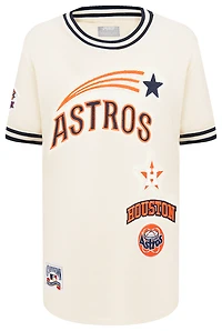 Pro Standard Houston Astros Retro Classic Ss Striped Rib Tee - Boys' Grade School