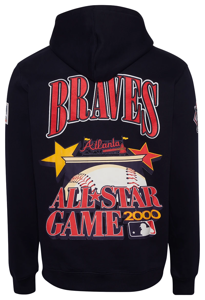Pro Standard Braves Homerun Fleece Pullover Hoodie - Men's